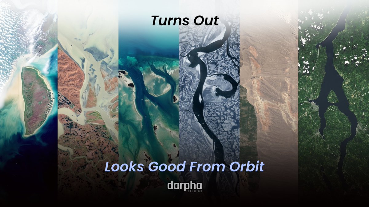 darphastudios's tweet photo. We asked Earth to spell Darpha 🌍

Turns out, it looks good from orbit.

#DarphaStudios #iGaming #GamingBrand https://t.co/PGlEKVmVO3