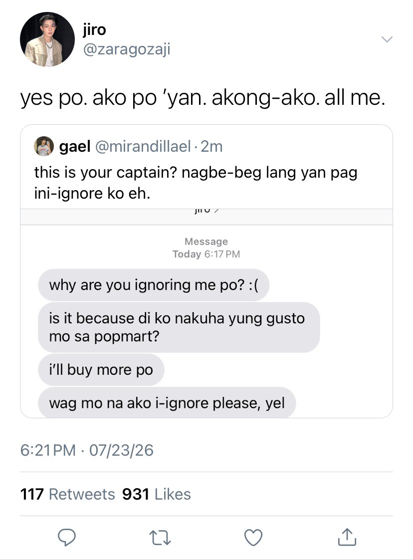 ftjeyel's tweet photo. the captain’s captain
a #stejay au

volleyball captain gael (jlg) is campus-famous for being bratty, bossy, and an absolute pain to deal with. even his teammates—and sometimes his coach—know better than to argue with him.

no one can handle gael.

until jiro (sk) comes along.

basketball captain. campus golden boy. top scorer. top rebounder.

…and somehow, top sa pagiging sunod-sunuran ni gael.