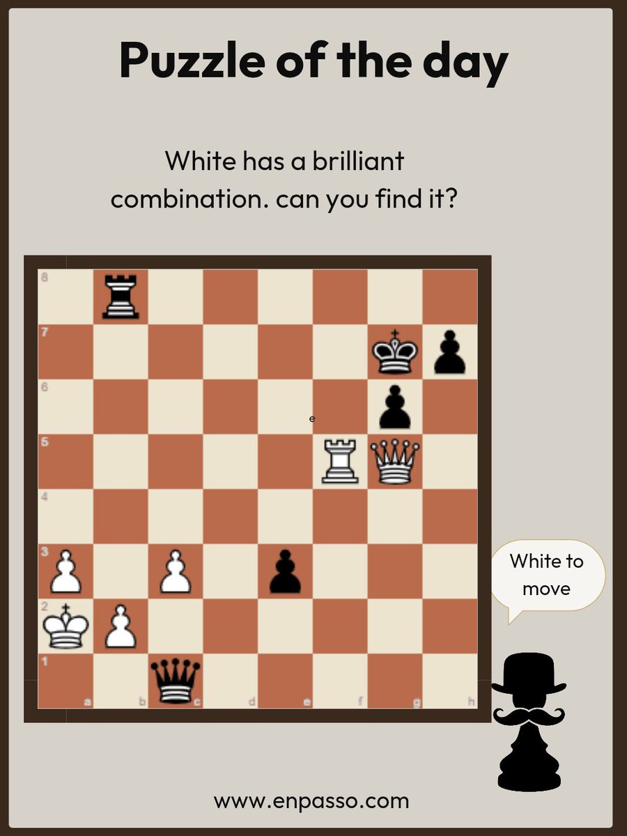 enpasso's tweet photo. White to play https://t.co/NJtSWnZQDc