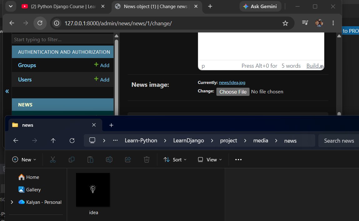 kalyaaan_d's tweet photo. #LSPPDay53
Today, I learned file uploads in Django using models. I uploaded image files through the Django Admin Panel, stored them in the media directory, and displayed the uploaded images dynamically on the website.
#60DaysOfLearning2026 #LearningWithLeapfrog
@lftechnology https://t.co/34iEZKBk40