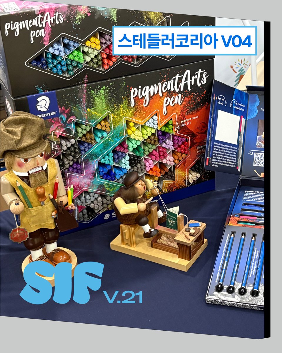 STAEDTLERKR's tweet photo. #RT #팔로우 서일페 초대권 이벤트

드디어... 드디어 이벤트 하나 가져왔습니다!😍

@STAEDTLERKR 팔로우+본 트윗 RT로
스테들러코리아의 V04 서일페
부스 참여 소식을 널리 알려주세요!

추첨을 통해 15분께 서일페 초대권(토요일권)을,
5분께는 피그먼트라이너 6본세트를 보내드립니다!💙 https://t.co/aRg7HnWjRu