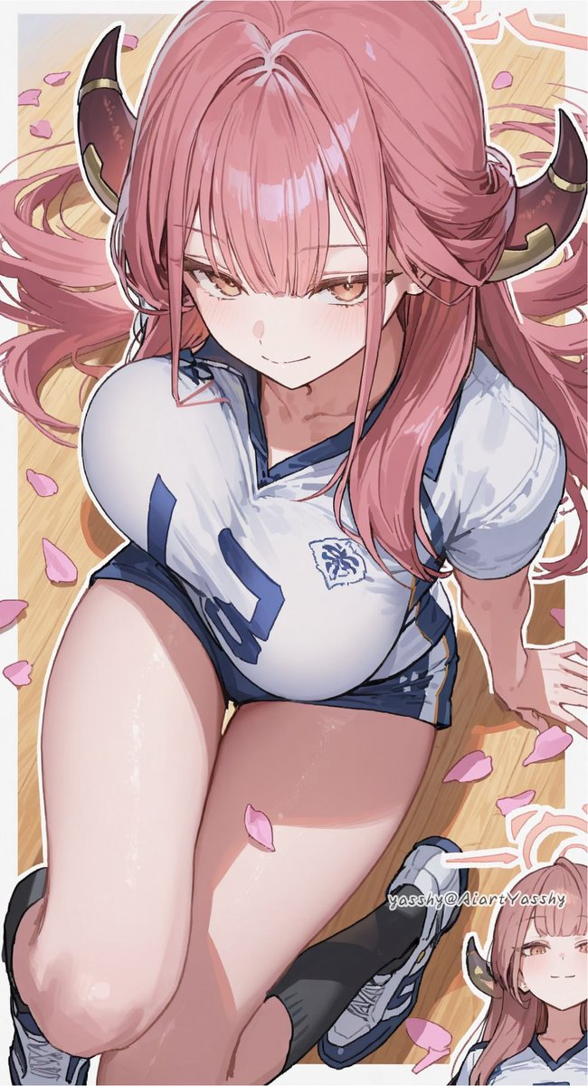 AiartYasshy's tweet photo. #ブルアカ バレーユニって叡智ですよね。 https://t.co/zrFTLHI17Q