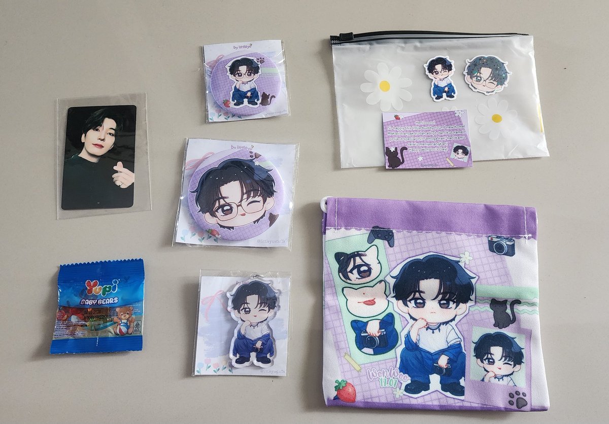 WonNyang96's tweet photo. Tok tok @purplepeia 
Freebies lucuuu nya sudah sampai🎉
Bagus banget designnya🥰🥰
Terima kasih banyak ya kak https://t.co/cZSx6GI41f