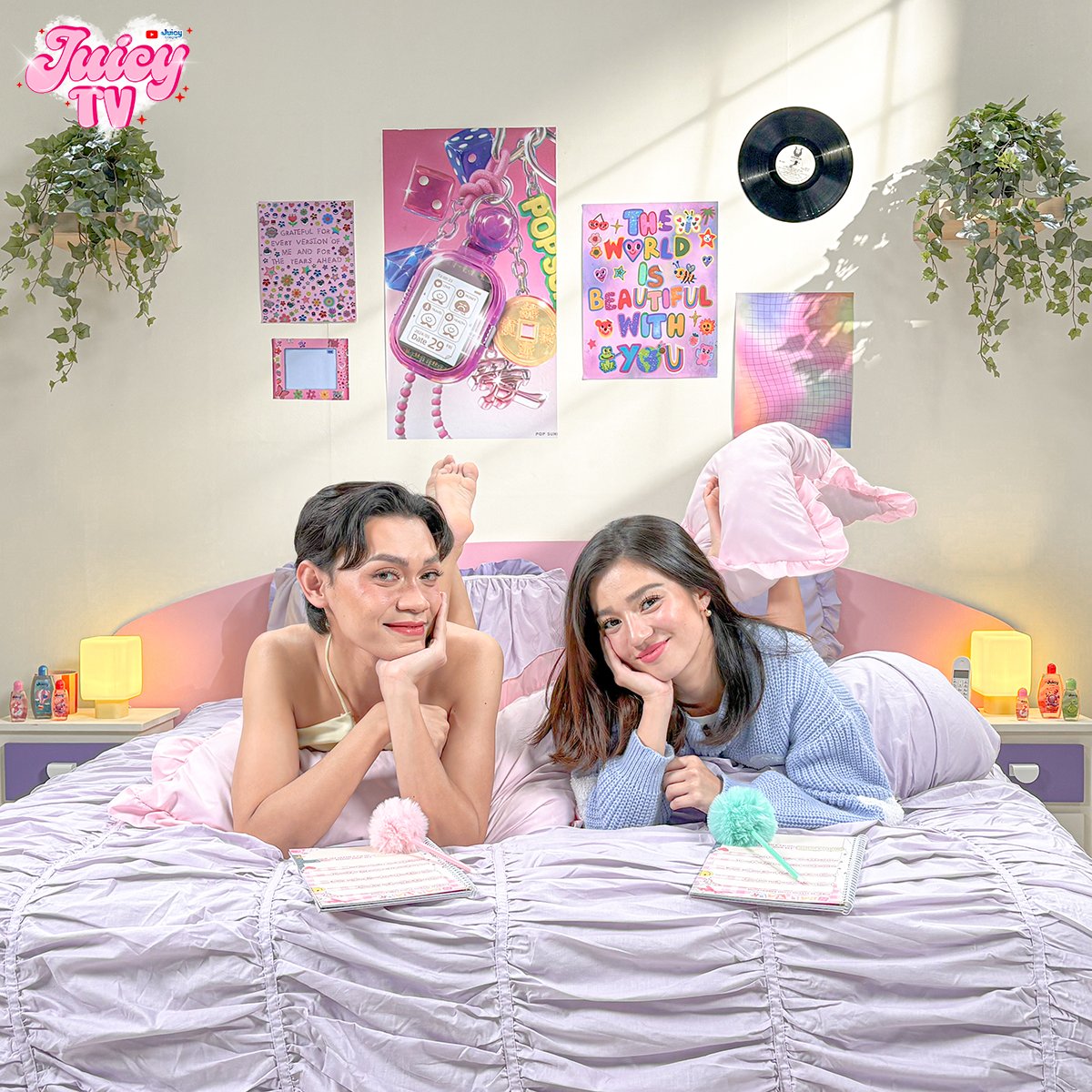 Juicy_Cologne's tweet photo. Episode 9 from our camera roll 📸✨ a few bts moments with Belle and Esnyr, which one's your favorite? 👀

Watch the full episode on Juicy TV!
https://t.co/W3IyFxXst9

#JuicyTV
#JuicyColognexBelleMariano
#JuicyColognexEsnyr
#JuicyCologne
#LetYourSweetnessShine https://t.co/iPT5eWDhHH