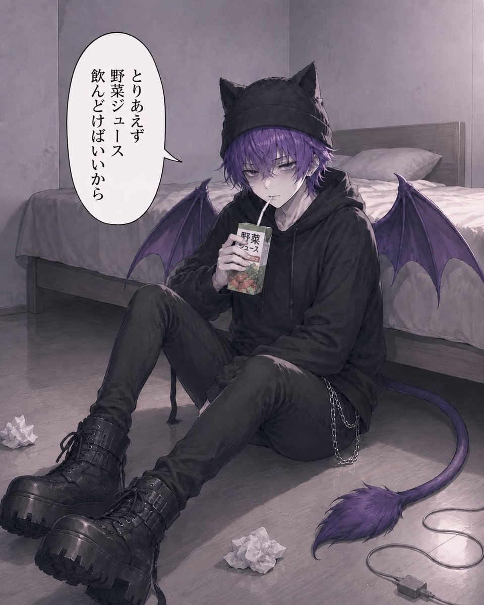 hikaroid's tweet photo. カゴメのベジチェックなるものを受ける機会があったのでやってみた
結果は8.7となかなかの良い数値！毎日野菜ジュースを飲んでいるからだと思われる #AIart️️️️️️️️️️️️️️️️️️️️️️️️️️️️️️️️️️️️️️️️️️️️️️️️️️️ #AIイラスト #ひかろくん https://t.co/GI1Ja2qT0B