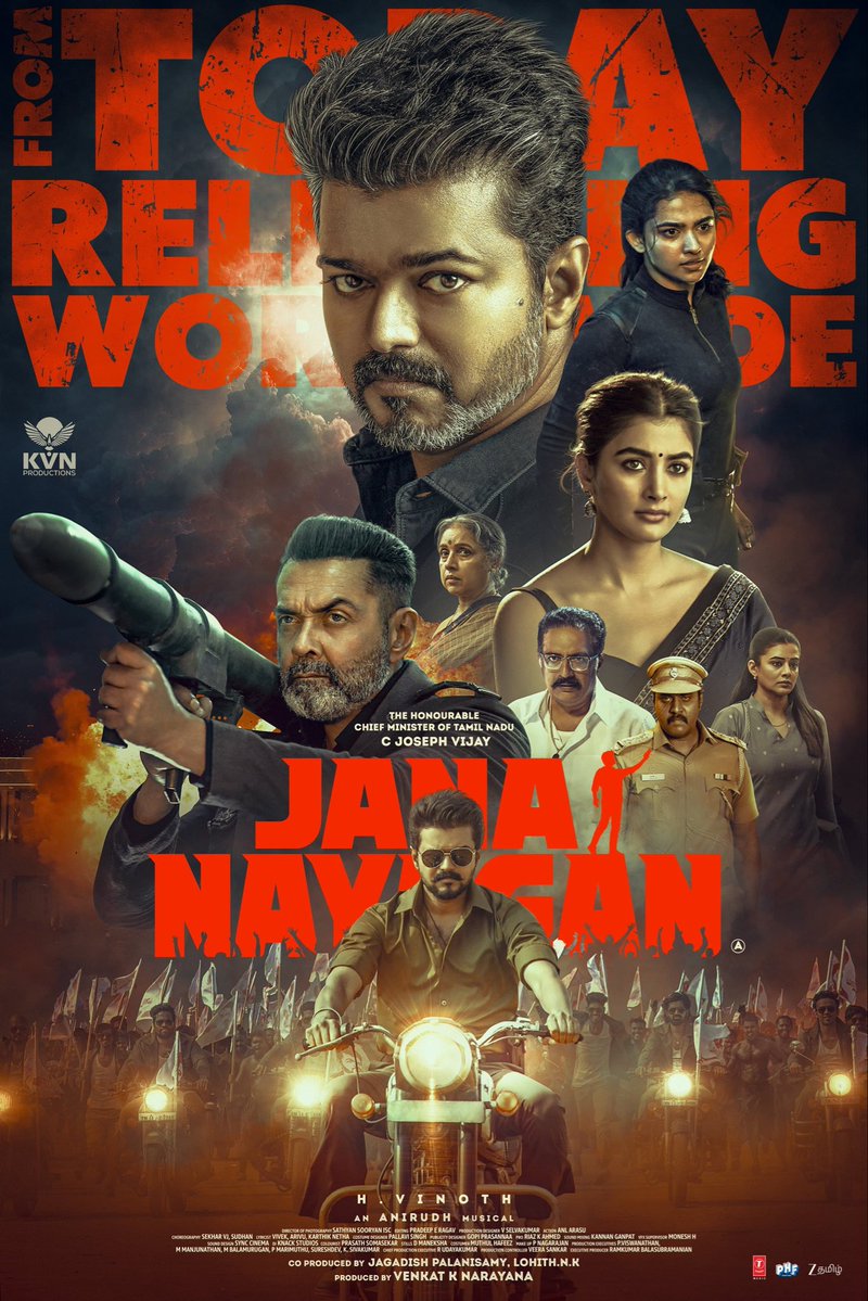 iam_RaviMohan's tweet photo. Happy Pongal 😊 

Anna you became the first order of a true ‘Jananayagan’ way before our votes counted, this movie is only the biggest celebration for your authenticity and demeanor as our favorite actor. So our dearest Hon’ble Chief Minister @actorvijay Anna, may this movie soar and live through our hearts. 

Congratulations and Blessings from the heavens.

#JanaNayaganFromToday

@TheKVNofficial @KvnProductions #HVinoth @hegdepooja @anirudhofficial @thedeol @_mamithabaiju @Jagadishbliss @LohithNK01 @RamVJ2412
#JanaNayaganFromToday