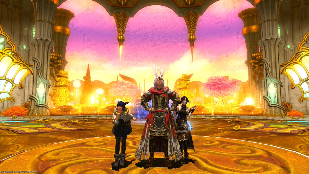 warabimochi_ff's tweet photo. ミハシラ100階！！！
宝の地図もめっちゃ楽しかった〜
残り3周！！
 #ff14ss  #ゴズ怖すぎ https://t.co/5gKUpdblwk