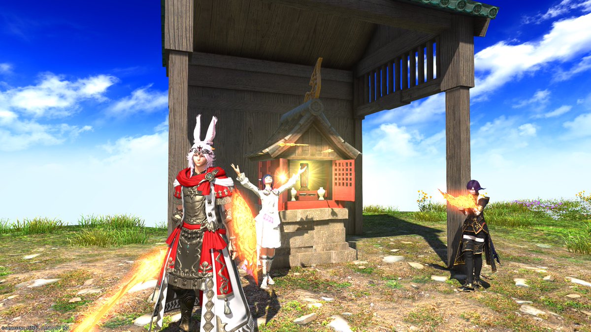 warabimochi_ff's tweet photo. ミハシラ100階！！！
宝の地図もめっちゃ楽しかった〜
残り3周！！
 #ff14ss  #ゴズ怖すぎ https://t.co/5gKUpdblwk
