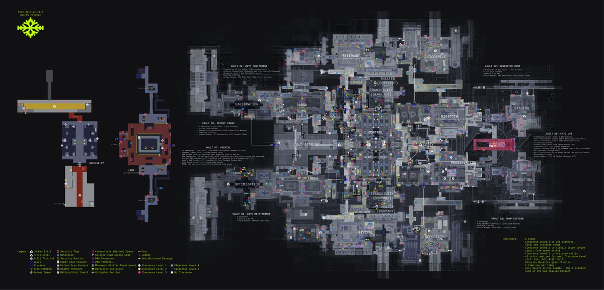MarathonCodec's tweet photo. Cryo Archive utilities that will help you in Vault Breaker. #Marathon

Updated Cryo Archive Map by @neodeyes, make sure to give them a follow.

[1/2] https://t.co/duPTihbzBl