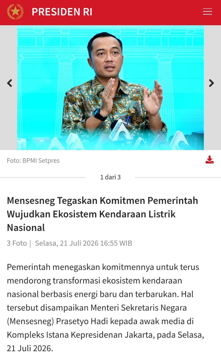 Adeloneputri's tweet photo. Indonesia nusantara terbesar di dunia. Pemerataan seimbang mulai dari Sabang hingga hingga Merauke di timur memerlukan sinergi segenap elemen negara, tidak kerja sepihak.

Memastikan Visi Terwujud https://t.co/0H2NiqzzX5