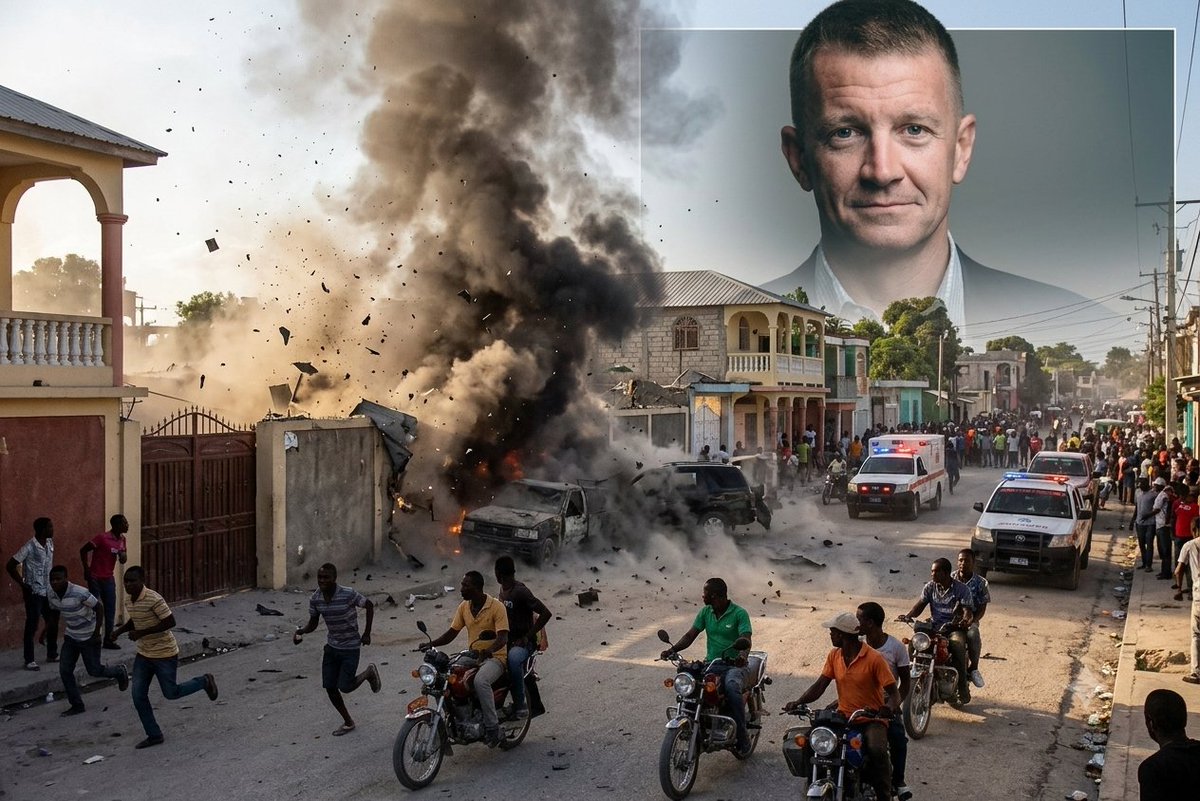 HaitiInfoProj's tweet photo. Controversial U.S. Ties with Erik Prince's Military Firm in Haiti

The U.S. plans to strengthen ties with Erik Prince's private military firm in Haiti amidst rising concerns about civilian casualties. Prince's Vectus Global collaborates with Haiti's Task Force against gangs, despite human rights worries. The U.S. emphasizes coordination to minimize risks and improve security outcomes.
https://t.co/BJdkZRNfXv
