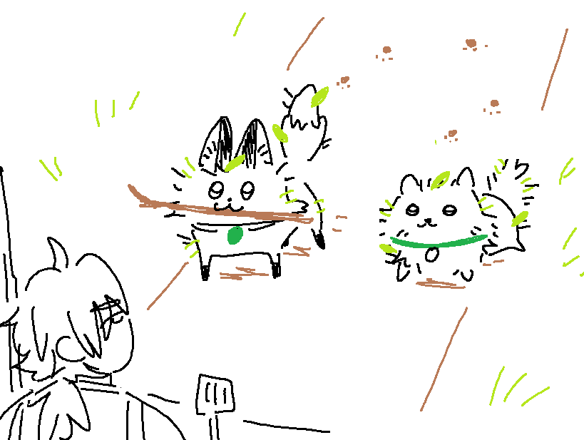 elmtree_stew's tweet photo. * 자놀 자캐놀이
밥 먹여서 보내려고 친구 데려옴 https://t.co/nP8dQZBrKs