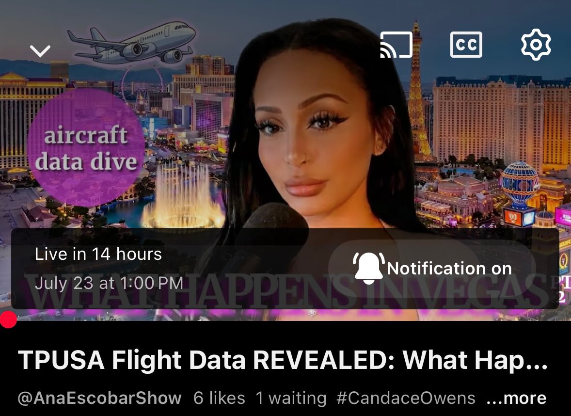 AnaEscobarShow's tweet photo. So wait….why DID the Adelsons plane keep meeting up with TPUSA??

Unfortunately for them, the people crave aviation data !!!!!

Tomorrow we nerd at dawn!!
Just kidding 4PM/1PM see you there xx https://t.co/BtLDdVpmef