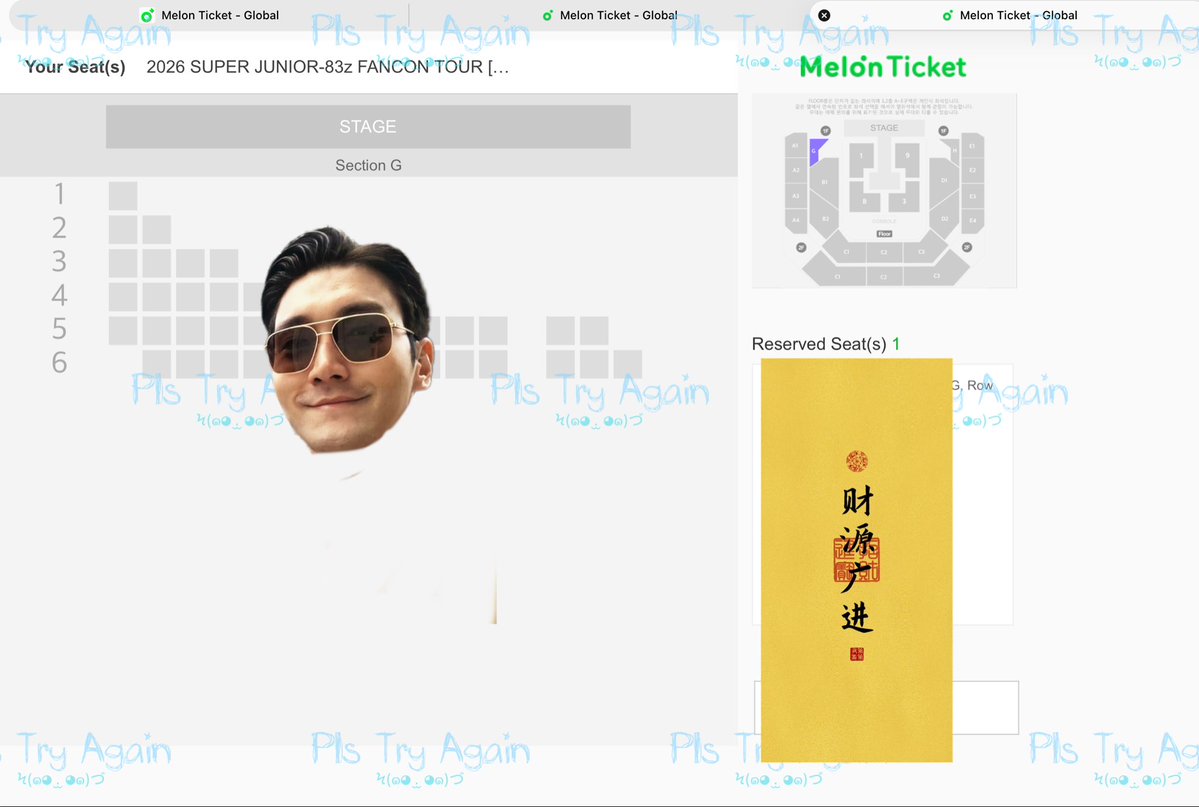 Pls_try_again's tweet photo. 7.24 83z Seoul Fancon. Got 1st floor on the last day of ticketing https://t.co/xnnotiQiUk