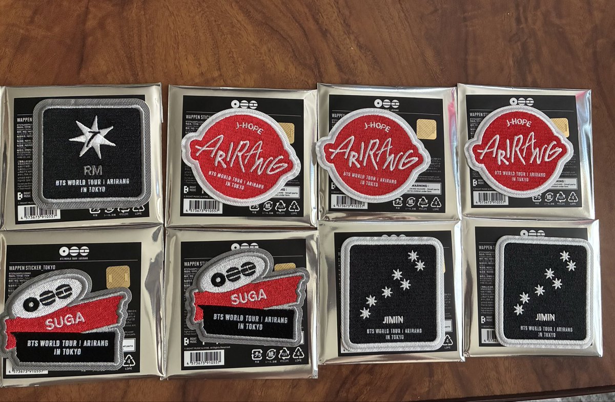 moru47's tweet photo. ARIRANG ピンバッジ、ワッペン交換
よろしくお願いします🥰 https://t.co/EBFmMYRROV