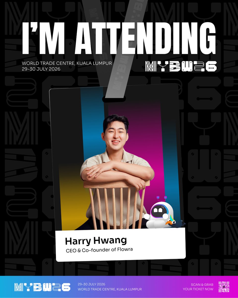 Flowra_sol's tweet photo. Our Co-founder and CEO Harry Hwang will be at @MalaysiaBCW, also speaking at one of the most important panels! 
 
Topic: What Institutions Need from Policymakers Now
Date: 30th July, Thurs
Stage: Institutional Stage

Don't miss it, the man's making moves 🔥