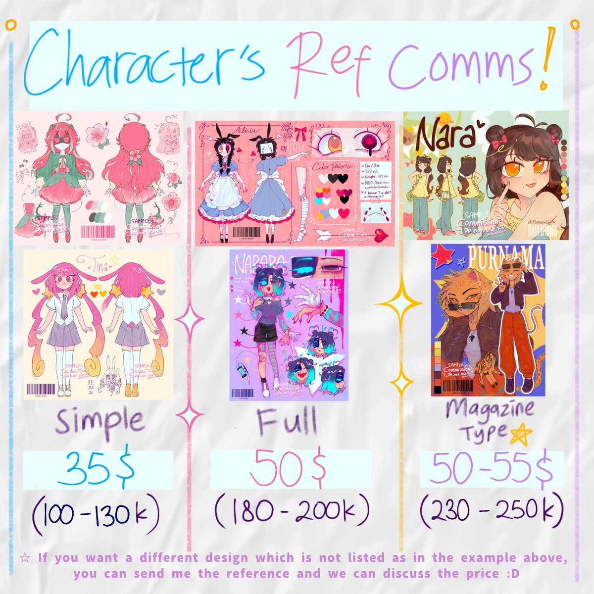 NanaraUwU's tweet photo. ☆ HEYYAA~ 
Nara's commission are open!
DM me if you interested ÙwÚ👍✨️✨️
☆ More info in the comments #commsopen https://t.co/gEOr5kIZ03