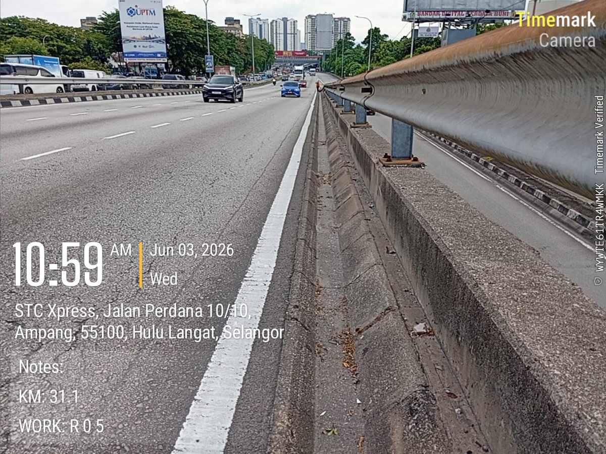 Konsesi_Alloy's tweet photo. 03/06/2026 -(R05) Penyenggaraan Dan Pembersihan Jambatan di KM31.10 &amp; KM31.30 di FT28 -MRR2 https://t.co/anKrnJHylH