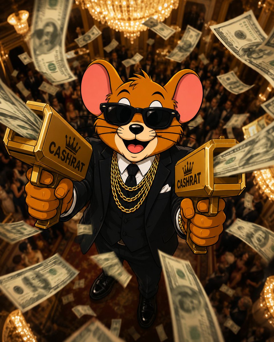 cashrats's tweet photo. Cash falls. Rats feast🐀💸 https://t.co/X1eS1uucsP