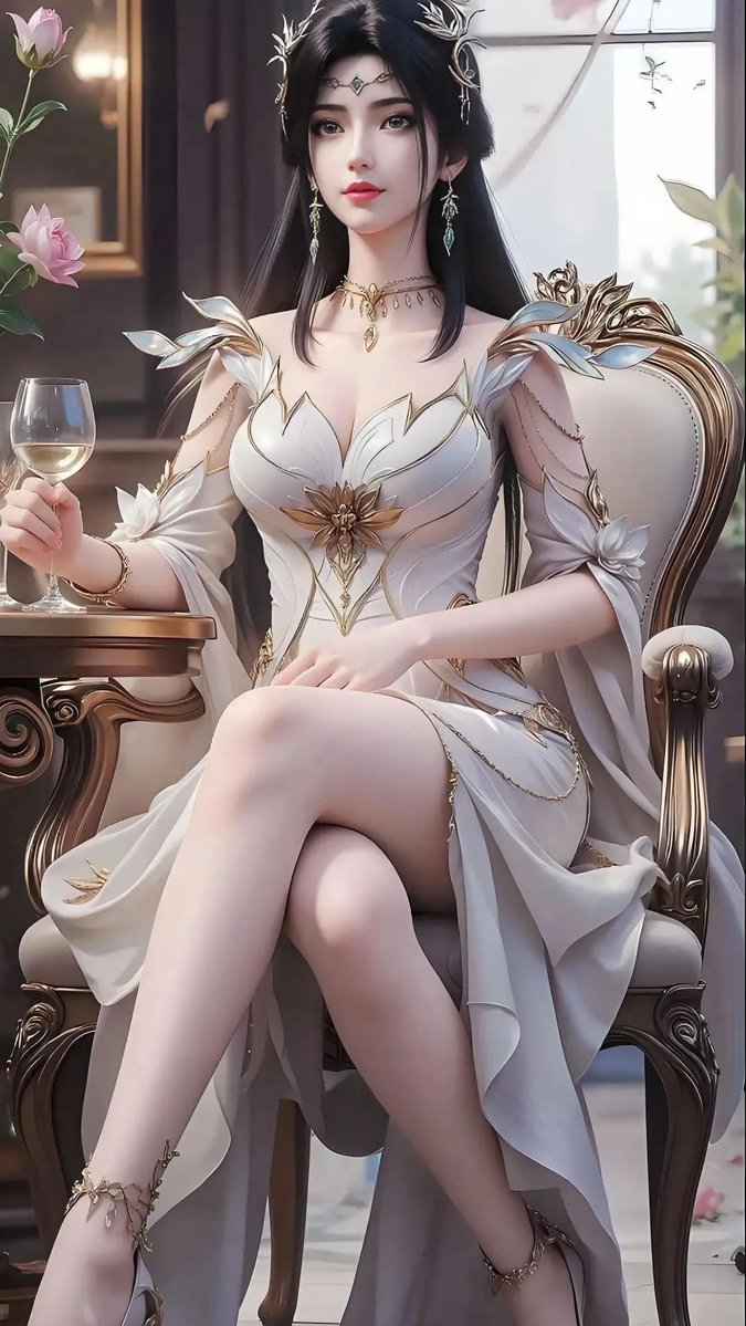AIMGHG's tweet photo. 国风顶级美女拥有世间最完美的容颜，气质优雅仿若一幅传世画作（星辰变 姜立）#AI绘画 #国漫女神 https://t.co/DlsTaBLiYq