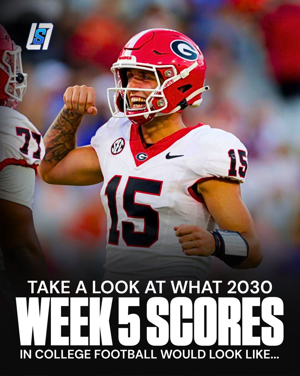 LegendsNCAAF's tweet photo. WEEK FIVE SCORES FOR THE 2030 COLLEGE FOOTBALL SEASON 👀 https://t.co/lDbyWSXUhX