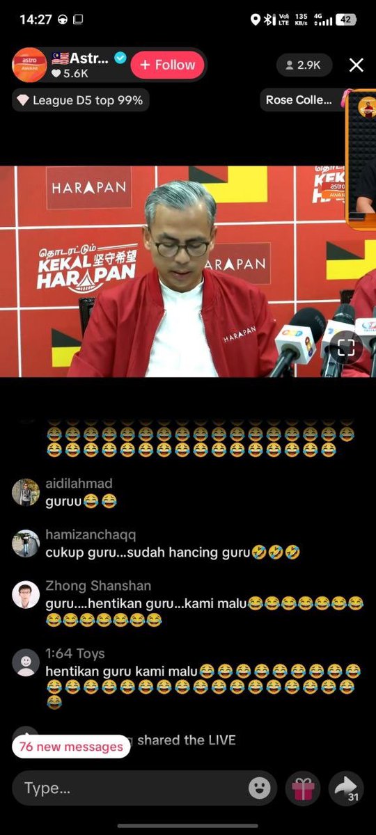 Sir_Azri's tweet photo. Kah kah kah https://t.co/Wk100r2KDO