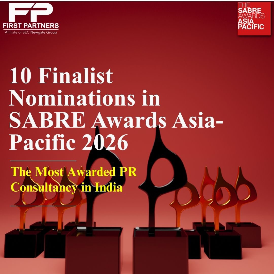 FirstPartners_'s tweet photo. Happy to share that First Partners has received 10 finalist nominations at this year's SABRE Awards Asia-Pacific — recognition of work that moves real business outcomes.

Thank you to our clients for supporting us, and to our teams for the hard work behind every campaign. https://t.co/gzWoNKaA6I