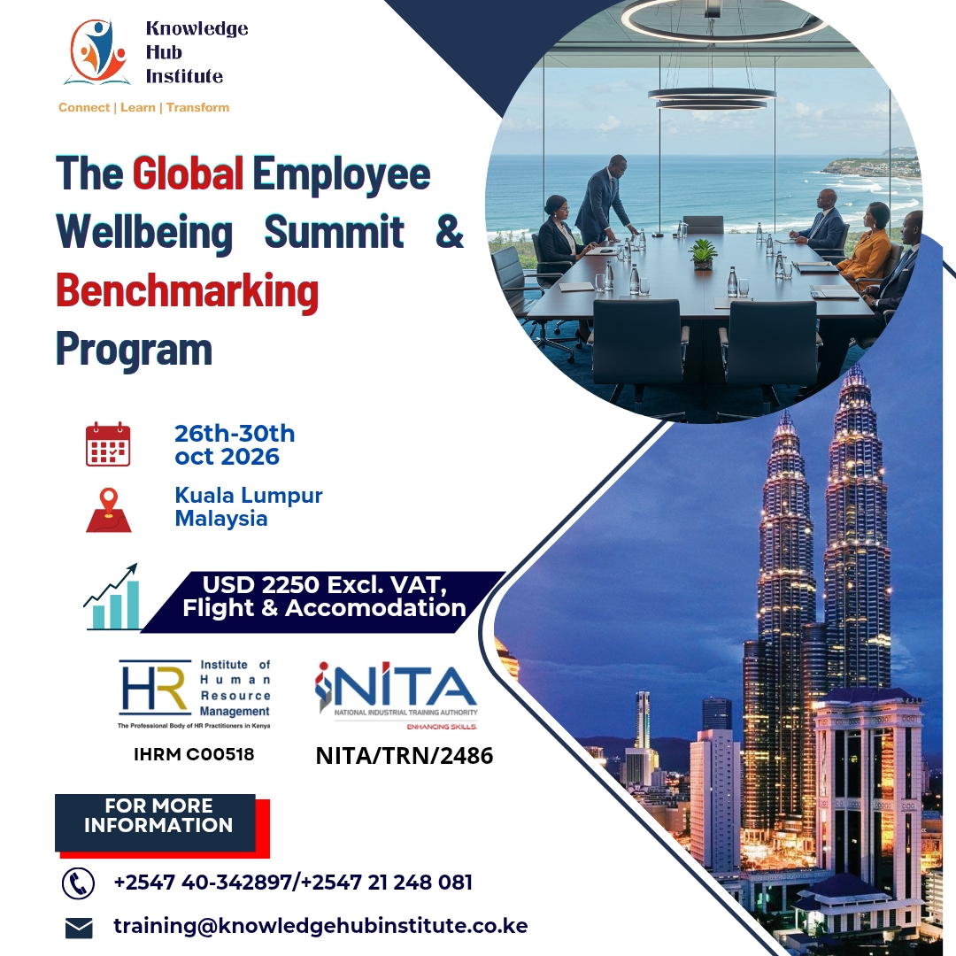 Knowledge_HubIn's tweet photo. GLOBAL EMPLOYEE WELLBEING SUMMIT &amp; BENCHMARKING PROGRAM Kuala Lumpur, Malaysia 26th– 30th October 2026 Explore world-class wellbeing strategies &amp; drive high-performing workplaces. https://t.co/XXwGrP6OMl