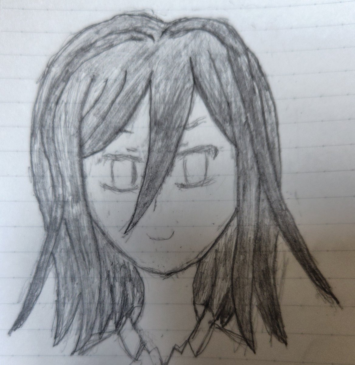 Pfeifer_Draw's tweet photo. 手癖でキャラデザしようとすると大体鬱陶しそうな前髪のミディアムヘア女が出来上がる。 https://t.co/9qdVZ9K2sK