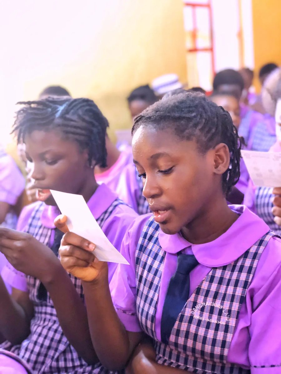 oocdphiofficial's tweet photo. Behind every picture is a girl who now knows a little more about protecting her health.

We're grateful for the opportunity to empower 100 school girls with knowledge, dignity, and hope.
This is only the beginning. 💜
#OOCDPHI #PadAGirlInitiative #CervicalCancerAwareness #fyp https://t.co/smhCZDunuv