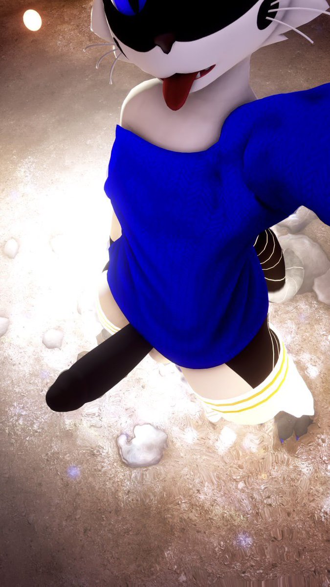 AshyCatsVR's tweet photo. Wanna chill?:3 
#furry #femboy https://t.co/FOYKSgRbla