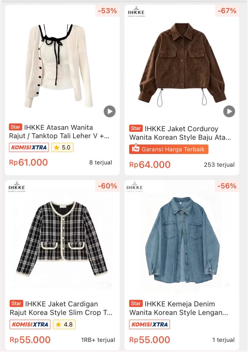 azzazsr's tweet photo. ANOTHER TOKO OUTFIT KANTONG FRIENDLY
banyak dailywear, outfit kerja kuliah atau hangout juga banyak https://t.co/TK5iPeNOd4