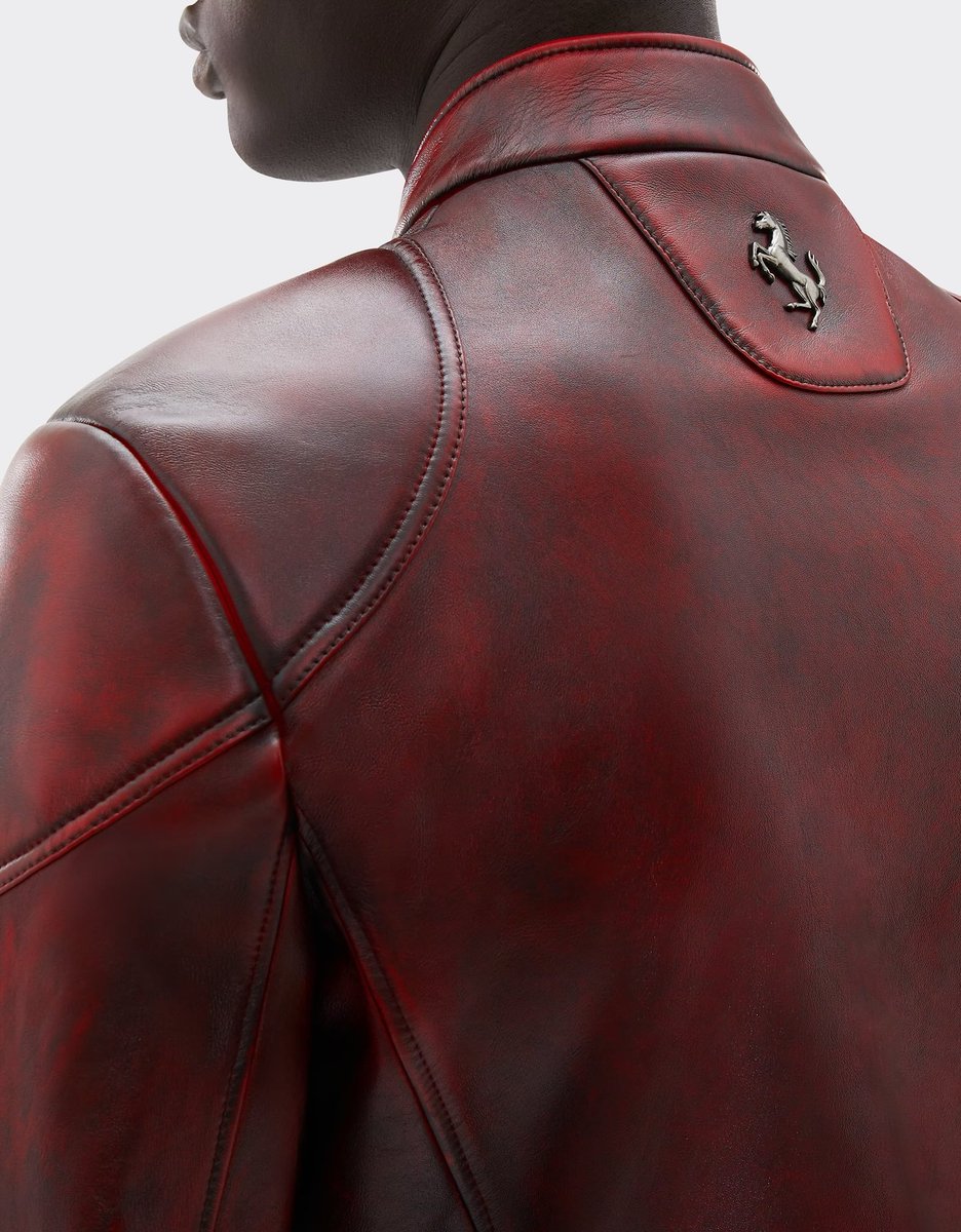 HardestFitPics's tweet photo. Ferrari’s new 2026 Leather Jackets 😮‍💨 https://t.co/I5zdC41Nv9