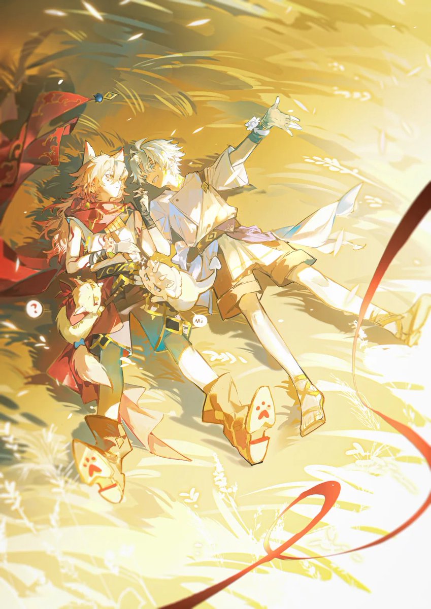 HonkaiSR_france's tweet photo. Et voilà, notre p'tit Bai a trouvé un petit chat. ☺️🫳
CR iron海濑-xhs(Autorisé)  #崩壊スターレイル #Phaidei #ファイモス #厄敌 https://t.co/2X2koakHBZ