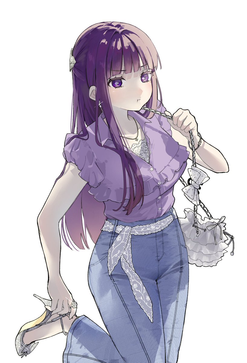namekicheese's tweet photo. #葬送のフリーレン
現代コーデフェルン👒 https://t.co/RdXt2onyyy