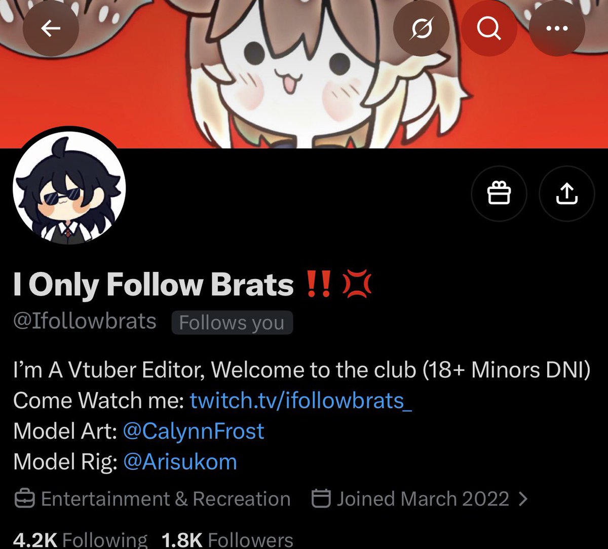 SoraKohitsu's tweet photo. WHAT THE FUCK DOES THIS MEAN!!!! IM NOT A BRAT!!! ……..r-right I-im not a fucking brat????!!!! https://t.co/j1UU28VuB2