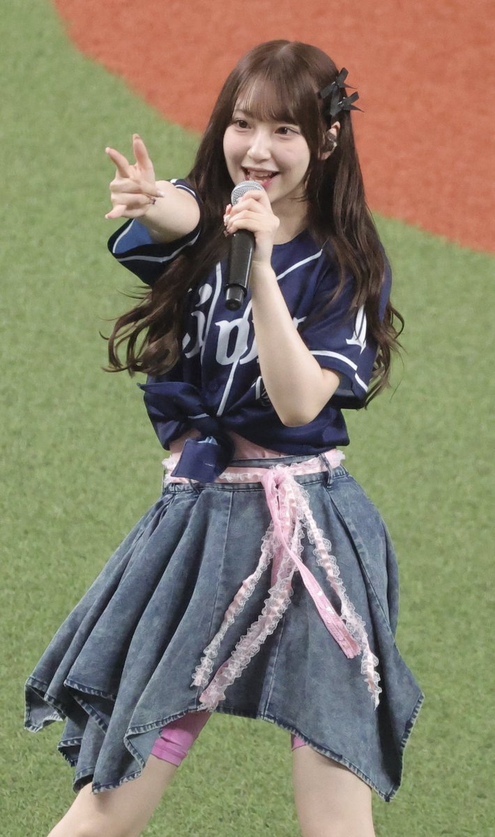 kntkner's tweet photo. 20260722（Wed）
VARZAR×LIONS コラボレーションシリーズ@ベルーナドーム
MINI LIVE かわいいだけじゃだめですか？

毛先までアイドル👸✨

#桜庭遥花
#きゅーすと
#cutiestreet
#かわだめ in ベルーナドーム⚾️
@haruka_cs0129 https://t.co/5TkhMzPkNK