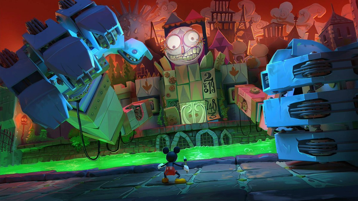 Zanthoman's tweet photo. @barbie_context Clock tower de Epic Mickey https://t.co/as4wkth9qW