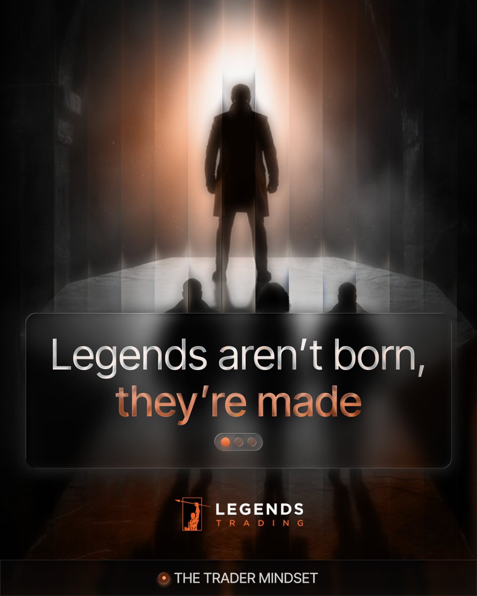 legendsprop's tweet photo. Legends aren't born. They're made.

Nobody becomes a funded trader overnight. The edge comes from doing the boring stuff over and over, especially when the results aren't showing up yet.

That's what separates the ones who last from the ones who quit.

Which one are you? 👇 https://t.co/uvtFOdNLHB