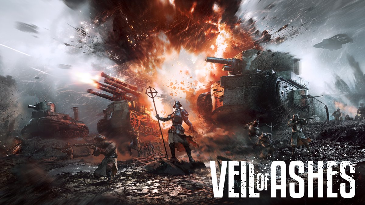 gamespark's tweet photo. 超巨大戦車も登場するスチームパンクRTS『Veil of Ashes』のパブリッシャーがSlitherineに決定！

戦術性が求められる激戦の中でタクティカルポイントを獲得し、強力な兵器や戦術攻撃、支援資産を投入して戦局を有利に導いていきます。

https://t.co/TAdV9q4zou

https://t.co/S6zW3G2jAk https://t.co/OpBUhEBzJt