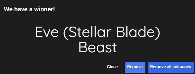 KnotCrispy's tweet photo. Still healing, so slowly getting back into animating. I have spun the wheel, and our next fortnightly animation will be Eve(Stella Blade) and Beast. Also, if you want to add a new character or kink to the wheel, write them down below. https://t.co/5MsocbbBrG