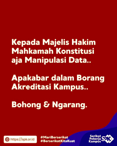 pekerjakampus's tweet photo. Mohon izyyyn Inspektorat Jenderal Kementerian Pendidikan Tinggi, Sains, dan Teknologi &amp; Badan Akreditasi Nasional Perguruan Tinggi (BAN PT) coba cek lagi deh data kesejahteraan pekerja kampus yang sudah terakreditasi 

Jangan-jangan dicantumkan pantastis puluhan jutaa.. https://t.co/7c5rg3CIky