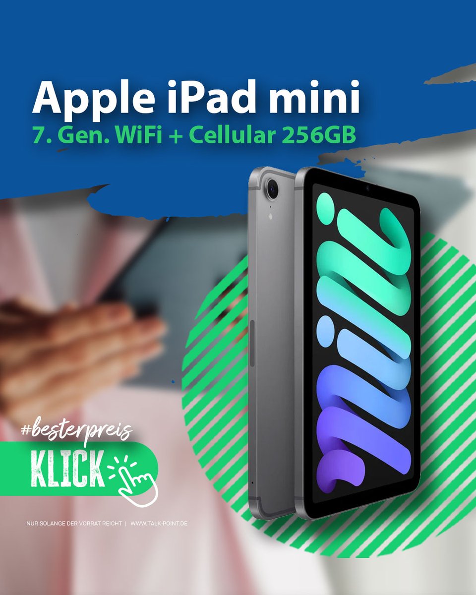 TalkPointGmbH's tweet photo. Ist das der beste Begleiter für unterwegs, den Apple je gebaut hat? 🚀
🔗 https://t.co/hok3HBMYTU
#iPadMini2024 #AppleDeutschland #TalkPoint #Eilenburg #Nordsachsen https://t.co/nH4zMo0a69