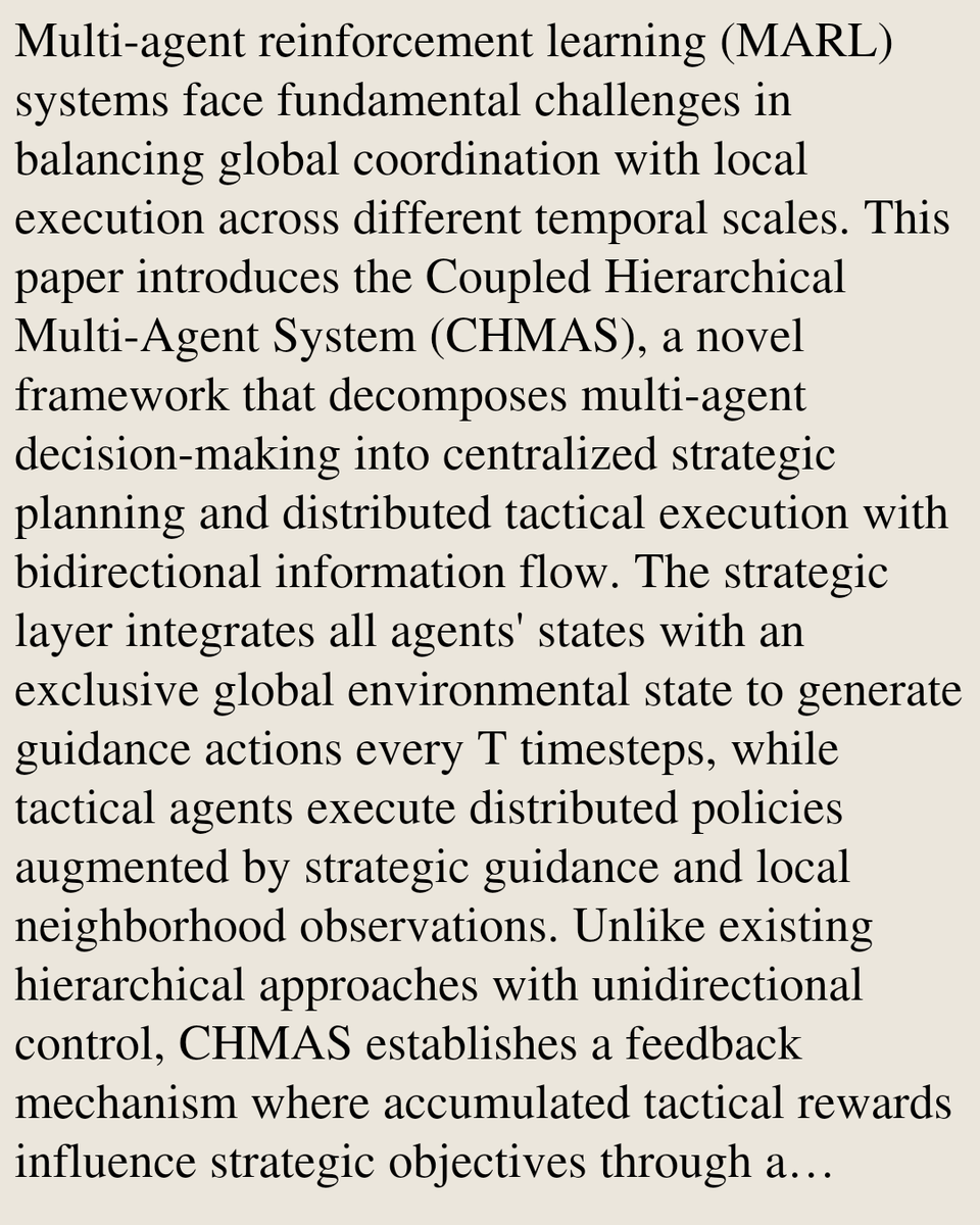 Multiagent Systems Papers tweet media