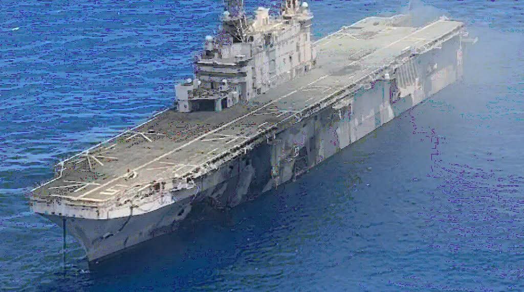 NZ_Trav's tweet photo. Royal New Zealand Navy 🇳🇿 FB post:

Missile away 🎯 HMNZS Te Mana’s Seasprite helicopter recently conducted a successful anti-ship guided missile launch against a target vessel.

Travelling at high subsonic speed and packing a 120kg warhead, the Penguin missile slammed into the hull of the US Navy's decommissioned amphibious assault ship USS Peleliu in deep waters off Hawaii during Exercise RIMPAC.

As intended, the missile detonated inside the vessel inflicting significant damage compromising the ships integrity. 

A number of navies participated in this Sinking Exercise (SINKEX) designed to test airborne and shipborne munitions against seagoing threats.

#RIMPAC2026