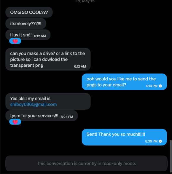 wancchaco's tweet photo. BE AWARE!⚠️
After approving the final c0mmissioned artwork, Alieksiei Martins - @komaedagito filed a paypal chargeback on it. If you see this name on paypal, or this character, do NOT proceed with the commission. They deactivated on twitter, deleted their toyhouse, and then + https://t.co/rtzcWU6TYX
