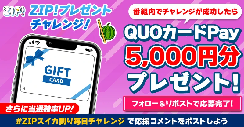 ZIP! 【公式】 on X: 