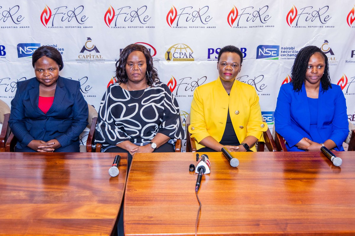 FiReAwardEA's tweet photo. Companies and public institutions are being encouraged to strengthen their sustainability reporting practices, with quality disclosures increasingly recognised as drivers of investor confidence, transparency, and sustainable economic growth.

The FiRe Award 2026 invites eligible public and private sector organisations across East Africa to showcase excellence in financial and sustainability reporting.

🎥 Learn more: https://t.co/KOawWvIgTS @citizentvkenya

📩 Submit your entry: fireaward@icpak.com
📝 Enter here: https://t.co/hXg50gtULX
#FiReAward2026  @CeoIcpak @PSASBKe @CMAKenya @RBAKenya @NSE_PLC @ICPAK_Kenya
 ^CA