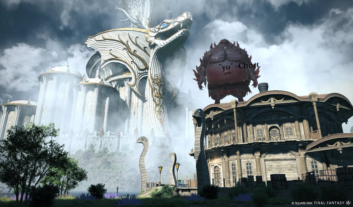 aaerueru's tweet photo. Chort is set to have pivotal story significance in FFXIV's latest expansion, Evercold. This is because I said so. https://t.co/qhrw6ZGfGB