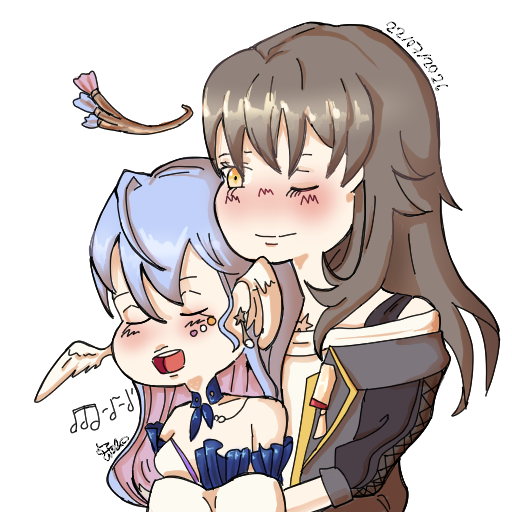 Bluzumara's tweet photo. So, I am working on stuffs right now, but have this loving women from me!
#RobinStelle #RobinHSR #StelleHSR https://t.co/FPdMNI9dbX